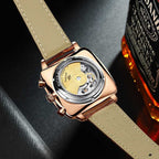 2021AILANG famous brand watch montre automatique luxe chronograph Square Large Dial Watch Hollow Waterproof mens fashion watches