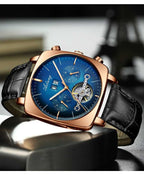 2021AILANG famous brand watch montre automatique luxe chronograph Square Large Dial Watch Hollow Waterproof mens fashion watches