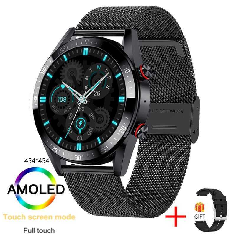 454*454 HD Screen Smart Watch Always Display The Time Bluetooth Call Sports Smart Watch Local Music Smartwatch For Mens Android 