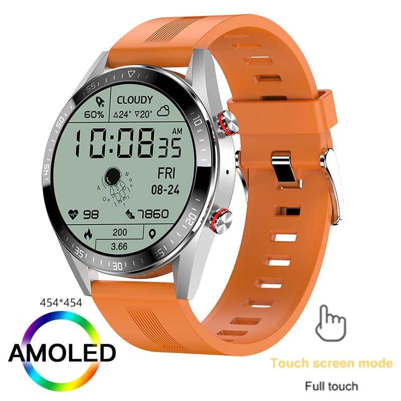454*454 HD Screen Smart Watch Always Display The Time Bluetooth Call Sports Smart Watch Local Music Smartwatch For Mens Android 