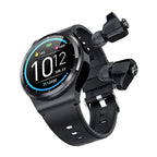 2 In 1 Smart Watch With TWS Earbuds Smartwatch  (Grey Strap, Regular)