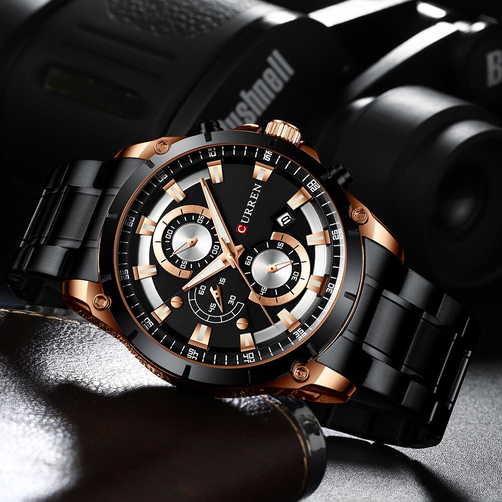 Curren SW8360 Chronograph Black
