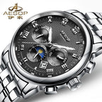 1963 PILOT WATCH FULLY AUTOMATIC MECHANICAL AVIATION MULTI-FUNCTION DISPLAY BUSINESS LUXURY BRAND MEN WATCH TOP MILITARY WATCHES