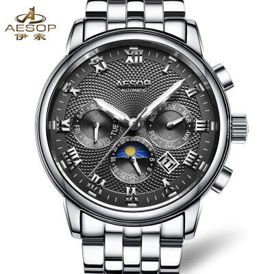 1963 PILOT WATCH FULLY AUTOMATIC MECHANICAL AVIATION MULTI-FUNCTION DISPLAY BUSINESS LUXURY BRAND MEN WATCH TOP MILITARY WATCHES