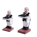 Old Butler Man Watch Stand Old Man Ring Stand Glasses Holder Watch Storage Table